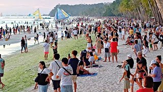 Look This is BORACAY White Beach on March 31 2024 Easter Sunday Dagsa Parin ng mga Tao [upl. by Lew470]