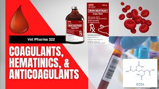 VET PHARMA 2  Coagulants Hematinics amp Anticoagulants  Module 17 Student Output [upl. by Hcurab]