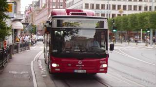 Buss film från Stockholms Innerstad med Bussar 2011 [upl. by Zalea238]