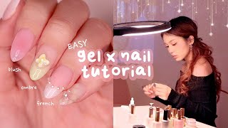 How to Do GelX Nails Like a PRO 💫 nail extensions  beginner nail art [upl. by Nonregla242]