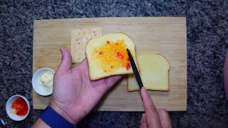 Flavortown Cookware Kitchen  Sweet and Spicy Grilled Cheese Recipe [upl. by Kciredes134]