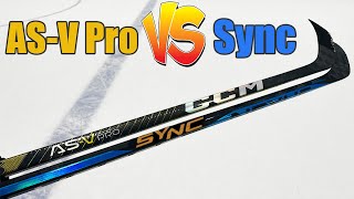 CCM Super Tacks ASV Pro vs Bauer Nexus SYNC Hockey Stick Review  Which stick should you buy [upl. by Foy314]