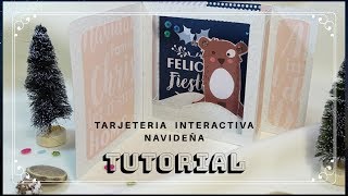 TUTORIAL Tarjetería Interactiva Navideña  Productos Decoman [upl. by Silrac]