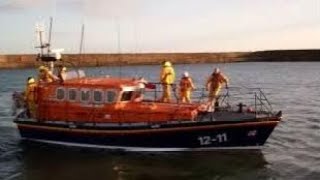 Winter Kingdom Of Fife Lifeboat On History Visit To Anstruther East Neuk Of Fife Scotland [upl. by Maxima]