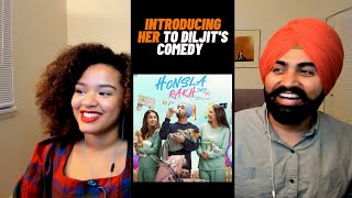 Honsla Rakh Official Trailer Reaction Diljit Dosanjh Sonam Bajwa  We Singhing [upl. by Reivaxe590]