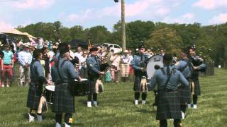 Delaware State Police Pipes and Drums at Winterthur PointtoPoint 2011 [upl. by Einallem]