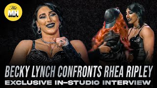 Rhea Ripley Exclusive Becky Lynch Invades NYC Studio Chaos Erupts  The MMA Hour [upl. by Akiem]