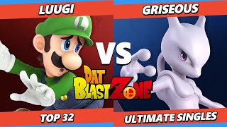 DAT BlastZone 33  Luugi Luigi Vs Griseous Mewtwo Smash Ultimate  SSBU [upl. by Nahtannoj]