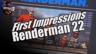 Renderman 22  First impressions  hands on [upl. by Avehs]