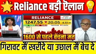 reliance share  reliance share news today  reliance stock latest news  reliance industries stock [upl. by Swetiana566]