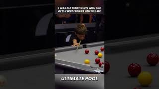 9YearOld Teddy Whites Incredible Billiards Finish  Must See [upl. by Gris]