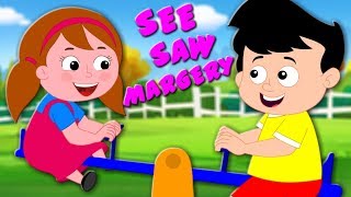 See Saw Margery Daw  Kindergarten Nursery Rhymes For Kids  Cartoon Videos For Toddlers by Kids Tv [upl. by Inafetse]