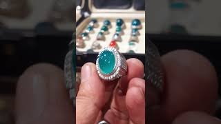 natural chrysocolla in chalcedony origin bacan indonesian 🥰👍 [upl. by Eugene]