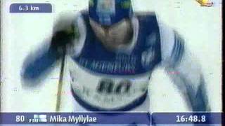 1999 WSC Ramsau 10km C MYLLYLAE STADLOBER HJELMESET [upl. by Calbert]