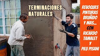 PINTURAS Y REVOQUES NATURALES CON RICARDO TAMALET Taller de Bioconstrucción en PUNTA INDIO [upl. by Chaker]