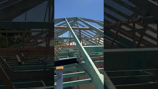 🎥 Roof carpenterybuilder construction housebuilders property supervisor work [upl. by Nylanej529]