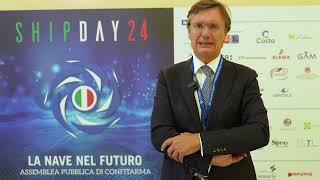 SHIPDAY24  30102024 INTERVISTA A FABRIZIO MONTICELLI [upl. by Wulf]