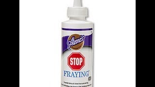 Aleenes Stop Fraying Fabric Glue  Weft Sealant [upl. by Brendon475]