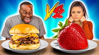 HEALTHY VS JUNK FOOD CHALLENGE [upl. by Tabbatha293]