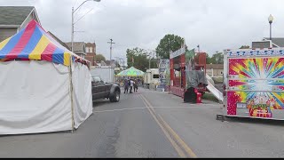 Barnesville Pumpkin Festival King Pumpkin weighin preview [upl. by Dranek]