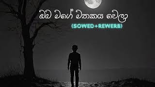 oba mage mathakaya wela Sinhala Song  Slowed  Reverb   Binuz [upl. by Linetta]