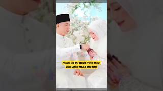 Pelakon JUE AZIZ KAHWIN Pucuk Muda Video Sekitar MAJLIS AKAD NIKAH [upl. by Katz994]