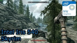 Intel Iris 540 Gaming  Skyrim  MacBook Pro 2016 i56260U Surface 4 Pro NUC6i5SYH [upl. by Bundy]