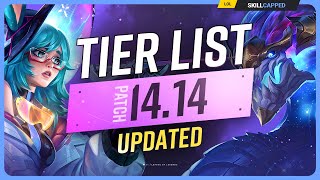 NEW UPDATED TIER LIST for PATCH 1414  League of Legends [upl. by Leif]