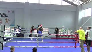 Dinesh DagarIndia vs Harrison GarsideAustralia sparring session in training camp sparring box [upl. by Ahsuat]