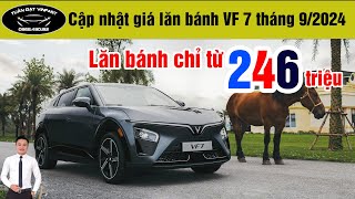 Giảm 142 triệu  Cập nhật giá xe VF 7 tháng 92024  Giá xe VF 7 mới nhất  Tuấn Đạt VinFast [upl. by Forrest]