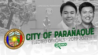 PARAÑAQUE CITY ELECTED OFFICIALS 20192022  RY SEARCH [upl. by Lorena]