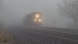 RAILFANNING THE STILWELL HILL UP hill action with 5 trains a double train dense fog 1x1x1 amp more [upl. by Norri]