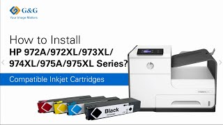 How to Install HP 972A972XL973XL974XL975A975XL Series [upl. by Harehs]