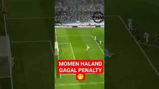 HALAND GAGAL PENALTY VS SPORTING SPORTING MANCHESTER CITY HIGHLIGHTS [upl. by Kciredor]