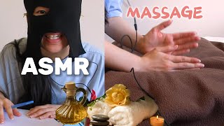 MASSAGE ASMR  POV massaging you  Relaxing Experience [upl. by Shawna]