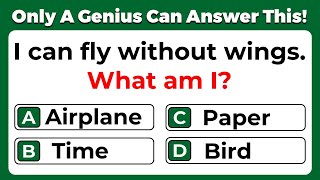 Riddles Quiz  CAN YOU PASS THESE 20 TRICKY RIDDLES WITH OPTIONS [upl. by Sidnarb]