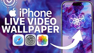 How To Customize Dynamic iPhone LockScreen  Live Wallpaper Setup Tutorial [upl. by Schertz358]