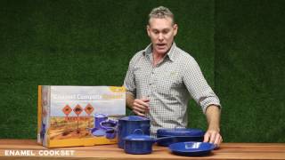 OZtrail Enamel Campsite Cookset [upl. by Jezebel]