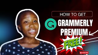 How to get Grammerly premium for freestep by step tutorial [upl. by Gnoht]