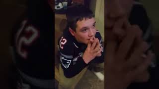 Patriots fan reacts to SuperBowl 52 loss [upl. by Treble]