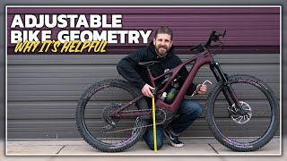 MTB Geometry Adjustment  How and Why to adjust you bike geo mtb [upl. by Assilrac436]