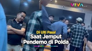 Polisi Kicep Usai Halangi TAUD Saat Jemput Pendemo di Polda Metro Jaya [upl. by Roselia]