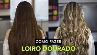 Como Fazer Loiro Dourado [upl. by Ahens829]