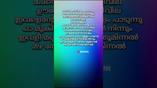 Njan kanavil song lyrics 💕music lyrics whatsappstatus malayalam youtubeshorts shortfeed song [upl. by Atekin]