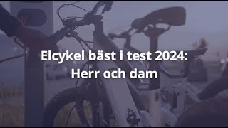 Elcykel bäst i test 2024 Tips och råd [upl. by Nawad791]