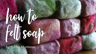 How to Felt Wool Soap Old Video [upl. by Deerdre584]