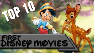 Top 10  First Disney Movies [upl. by Ailehs511]