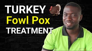 How I treat fowl pox in Turkey at home with Penicillin 💊 [upl. by Oirasec202]