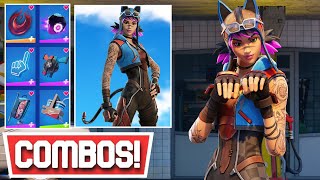 NEW BEST RENEGADE LYNX SKIN COMBOS FORTNITE OG PASS  Fortnite [upl. by Ioab]