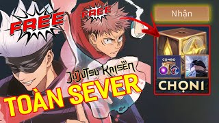 Liên Quân Chơi Lớn Phát FREE 2 Skin Gojo Và Itadori Trong Jujutsu Kaisen Cho Toàn Sever  Jin More [upl. by Ekenna888]